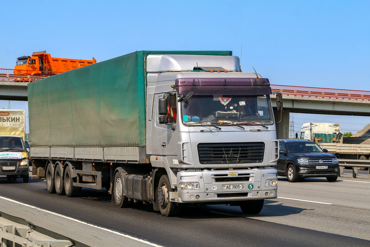 Гомельская область, № АЕ 3905-3 — МАЗ-5440 (общая модель)