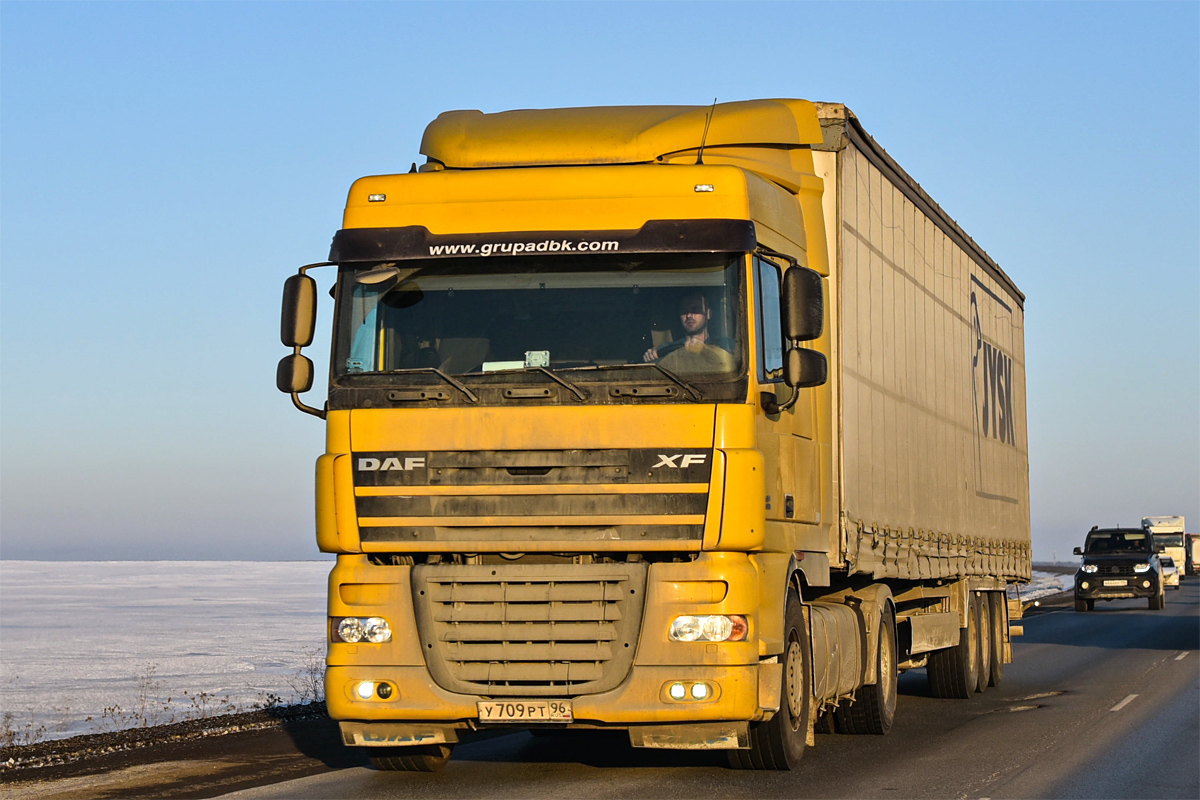 Свердловская область, № У 709 РТ 96 — DAF XF105 FT