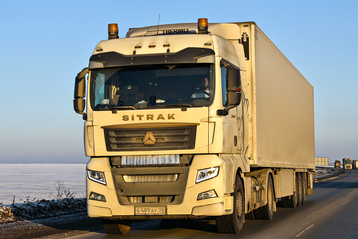 Удмуртия, № Е 489 АУ 18 — Sitrak C7H ZZ4186