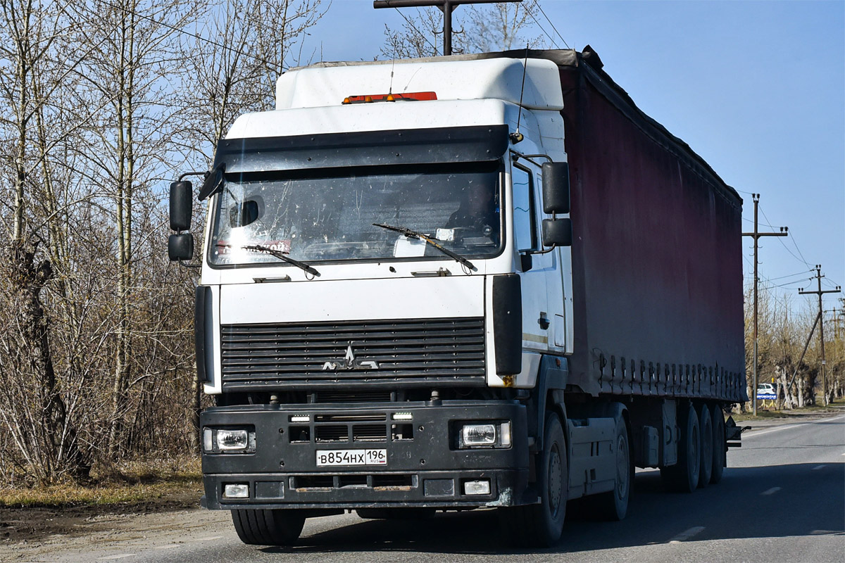 Свердловская область, № В 854 НХ 196 — МАЗ-5440A8