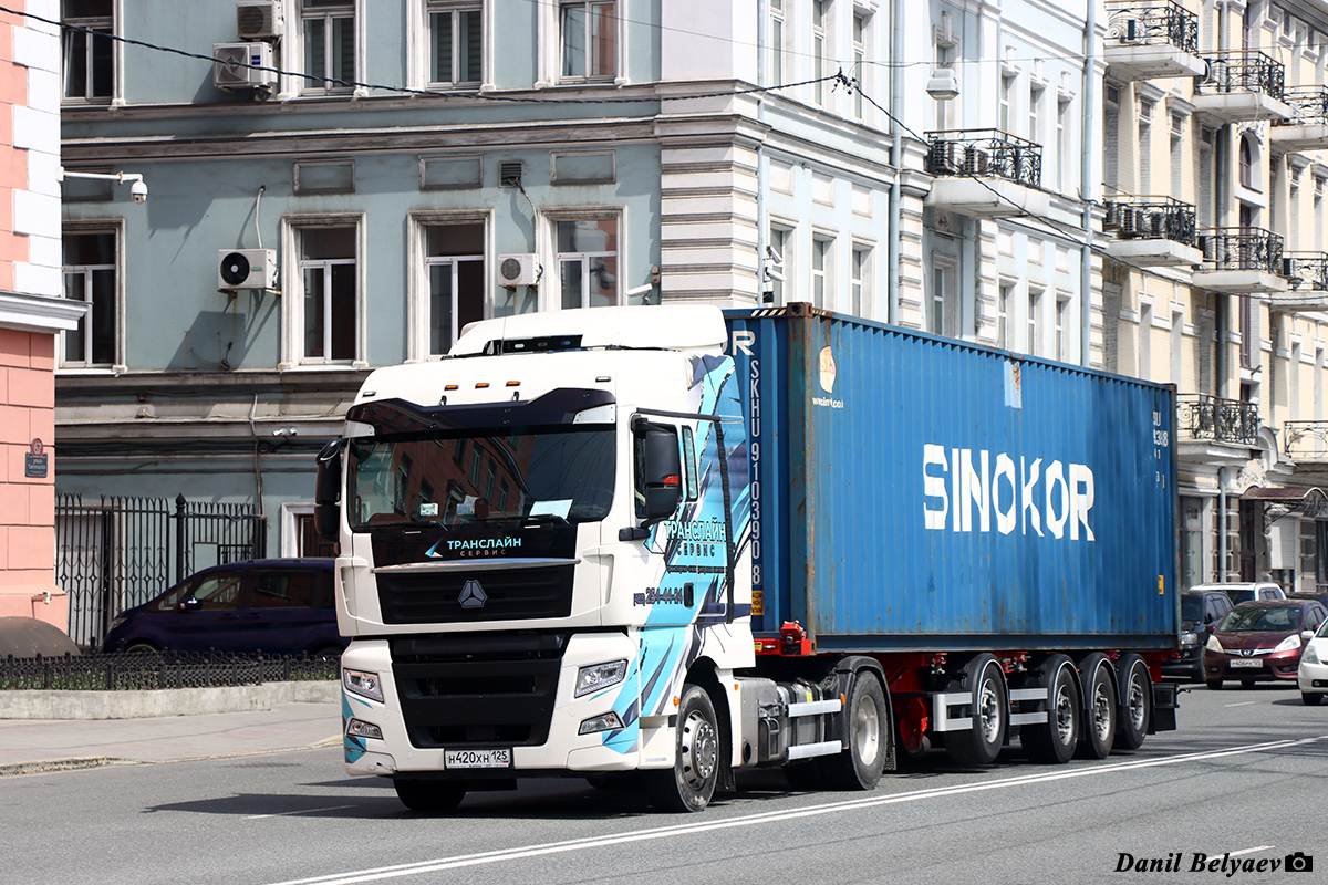 Приморский край, № Н 420 ХН 125 — Sitrak C7H ZZ4186