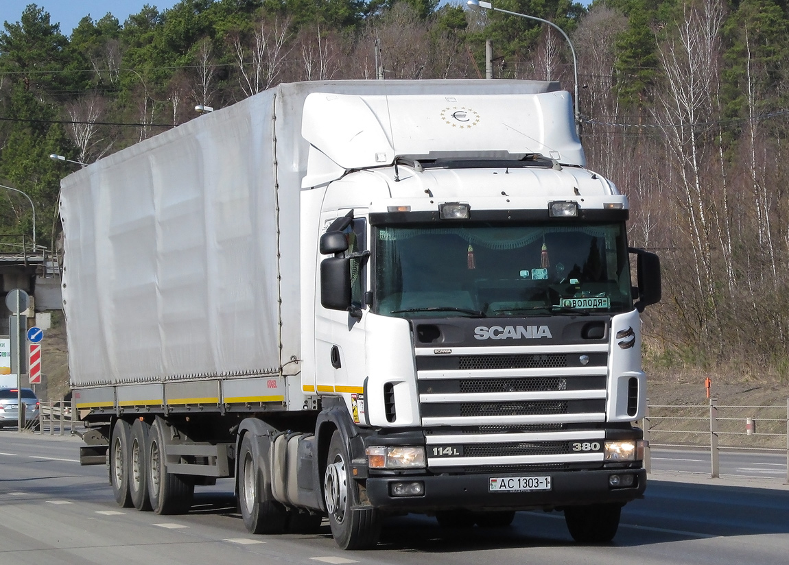 Брестская область, № АС 1303-1 — Scania ('1996) R114L