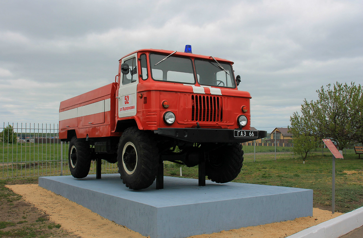 Воронежская область, № (36) Б/Н 0022 — ГАЗ-66-15; Воронежская область — Автомобили на постаментах; Техника на постаментах, памятники (Воронежская область)