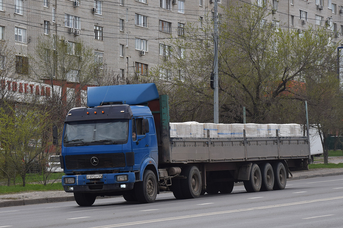 Волгоградская область, № Р 491 ЕР 34 — Mercedes-Benz NG (общ. мод.)