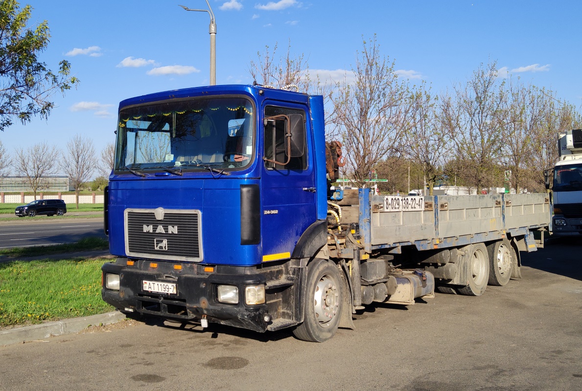 Минск, № АТ 1199-7 — MAN F8 (общая модель)