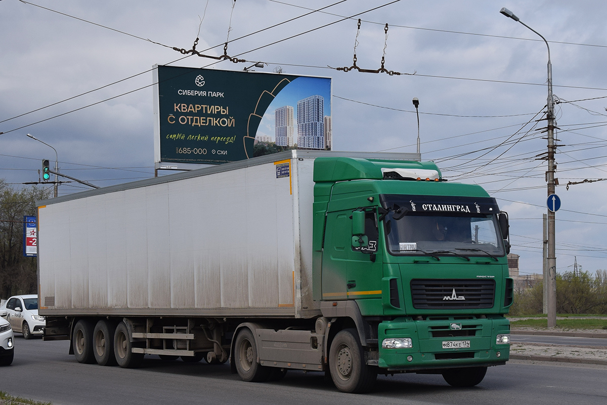 Волгоградская область, № М 874 КЕ 134 — МАЗ-5440C9