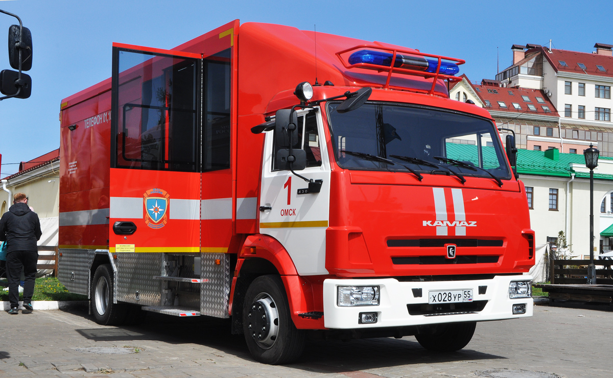 Омская область, № Х 028 УР 55 — КамАЗ-4308-G5(69)
