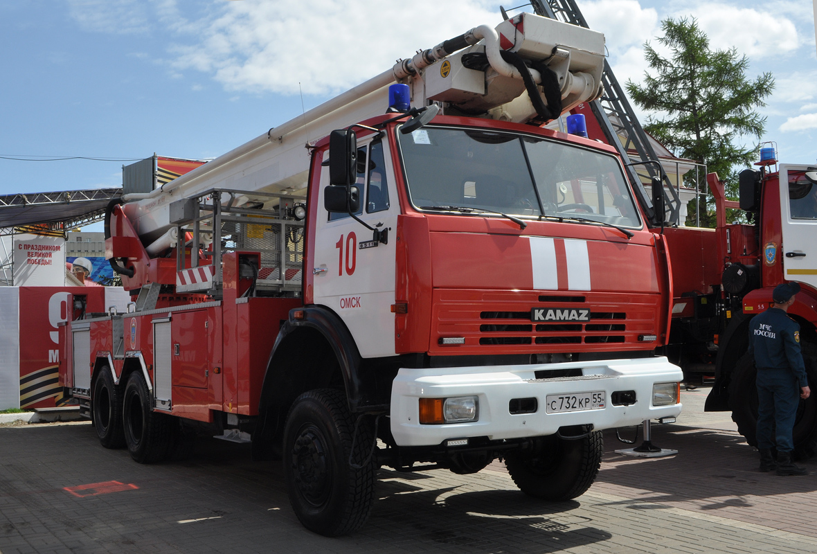 Омская область, № С 732 КР 55 — КамАЗ-65111-62