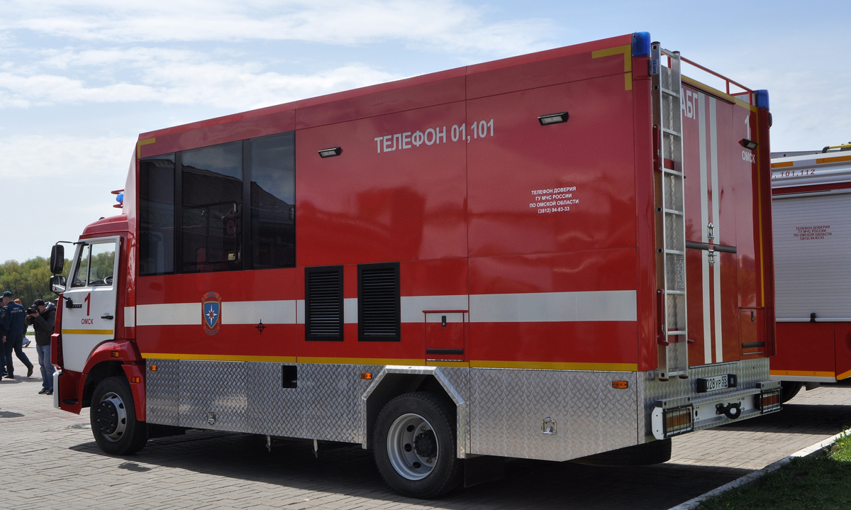 Омская область, № Х 028 УР 55 — КамАЗ-4308-G5(69)
