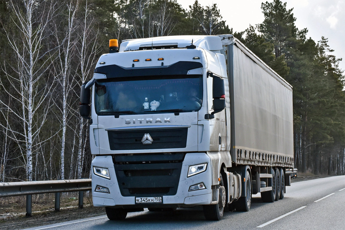 Башкортостан, № К 345 КН 702 — Sitrak C7H ZZ4186