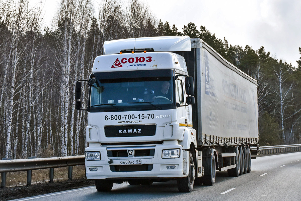 Новосибирская область, № О 609 АС 154 — КамАЗ-5490-S5(87)