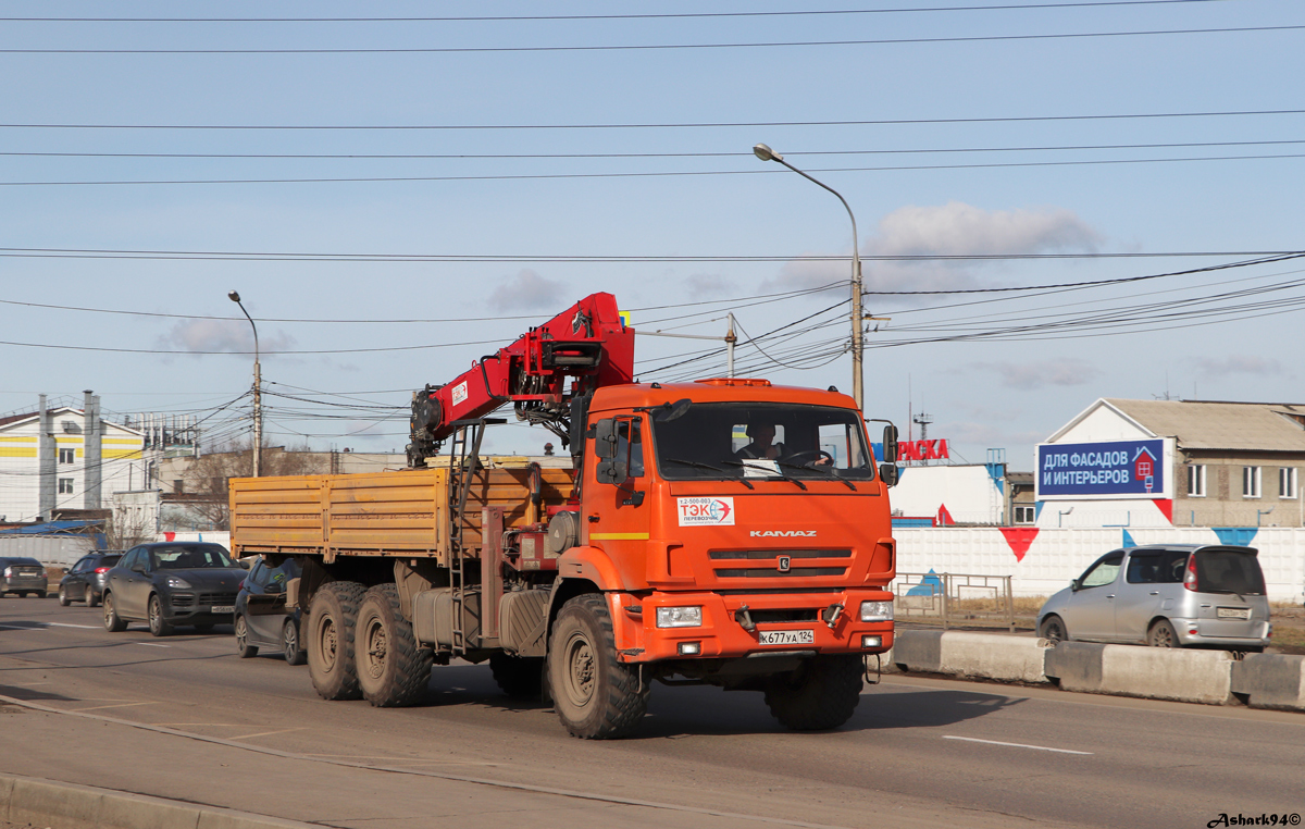 Красноярский край, № К 677 УА 124 — КамАЗ-43118-A5(48)