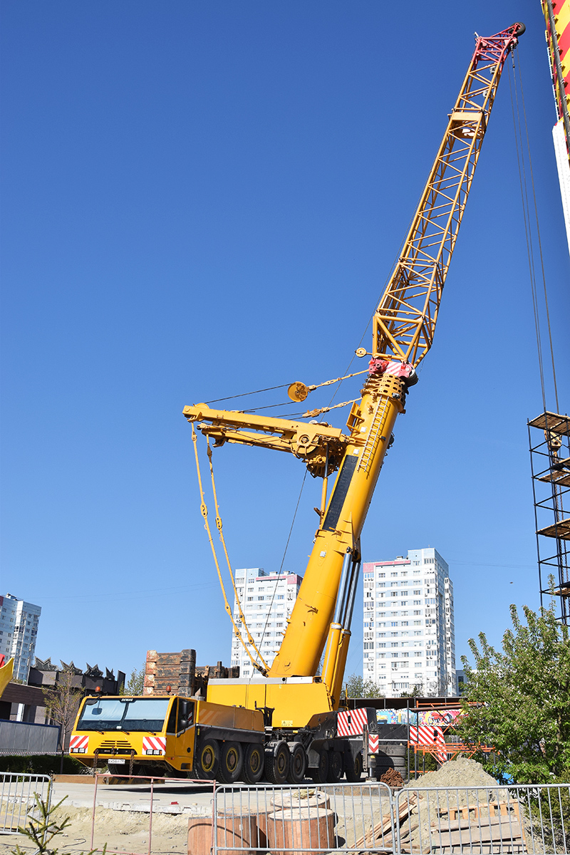 Ростовская область, № Е 454 ХТ 799 — Terex / Demag (общ.мод.) [W09-M02,M10]