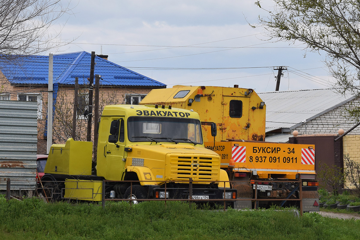 Волгоградская область, № Е 498 ЕА 134 — ЗИЛ-534330