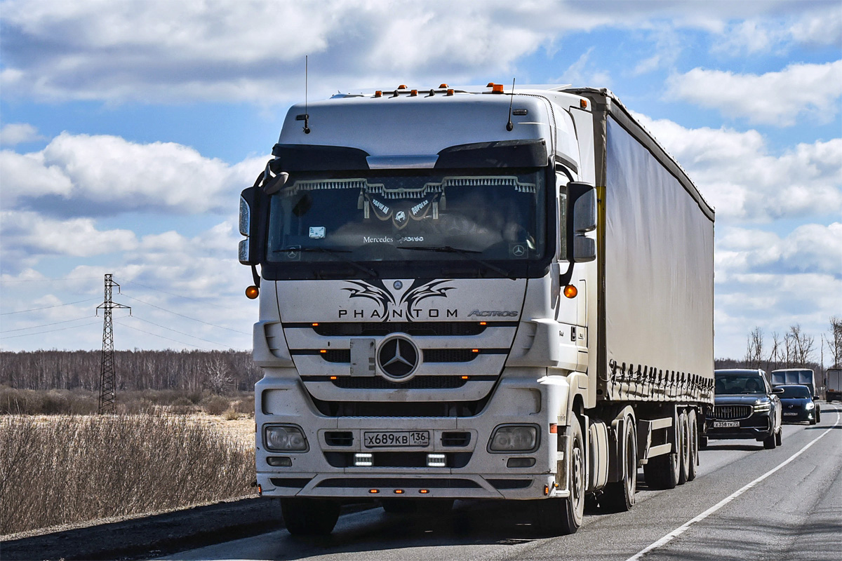 Воронежская область, № Х 689 КВ 136 — Mercedes-Benz Actros ('2009) 1844