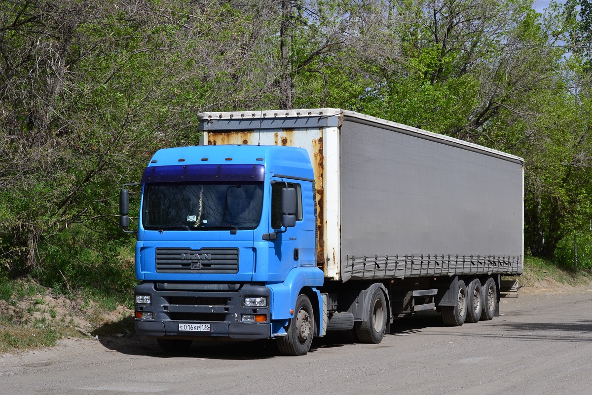 Воронежская область, № С 016 КР 136 — MAN TGA 18.410