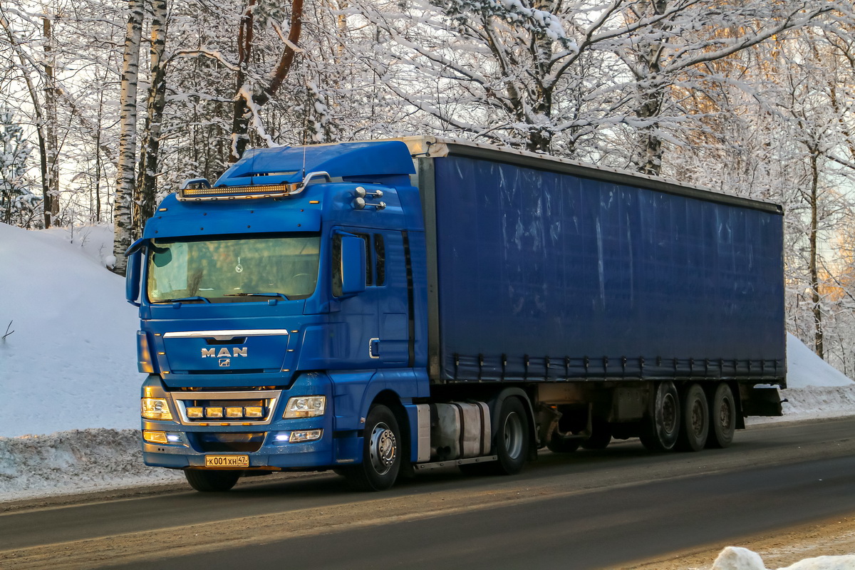 Ленинградская область, № К 001 ХН 47 — MAN TGX ('2007) 18.440