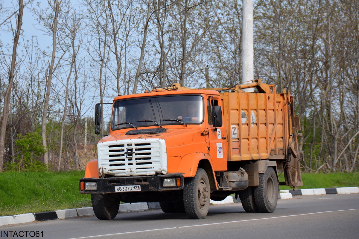 Краснодарский край, № В 830 ТА 123 — ЗИЛ-433362