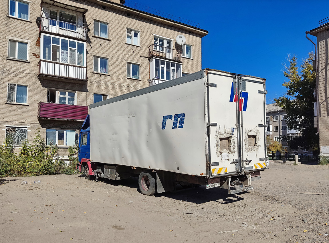 Абайская область, № 490 ABZ 18 — MAN M90 (общая модель)