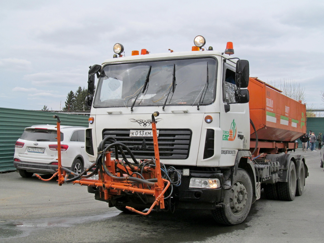 Томская область, № К 013 КМ 70 — МАЗ-6312B3
