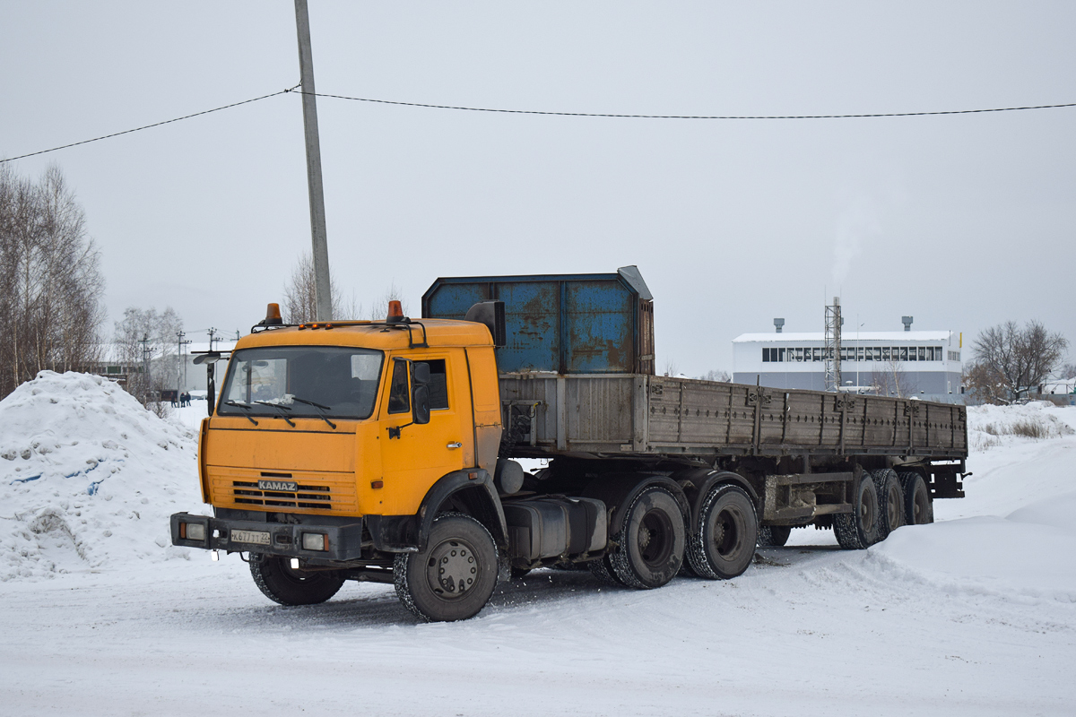 Алтайский край, № К 677 ТТ 22 — КамАЗ-65116-62