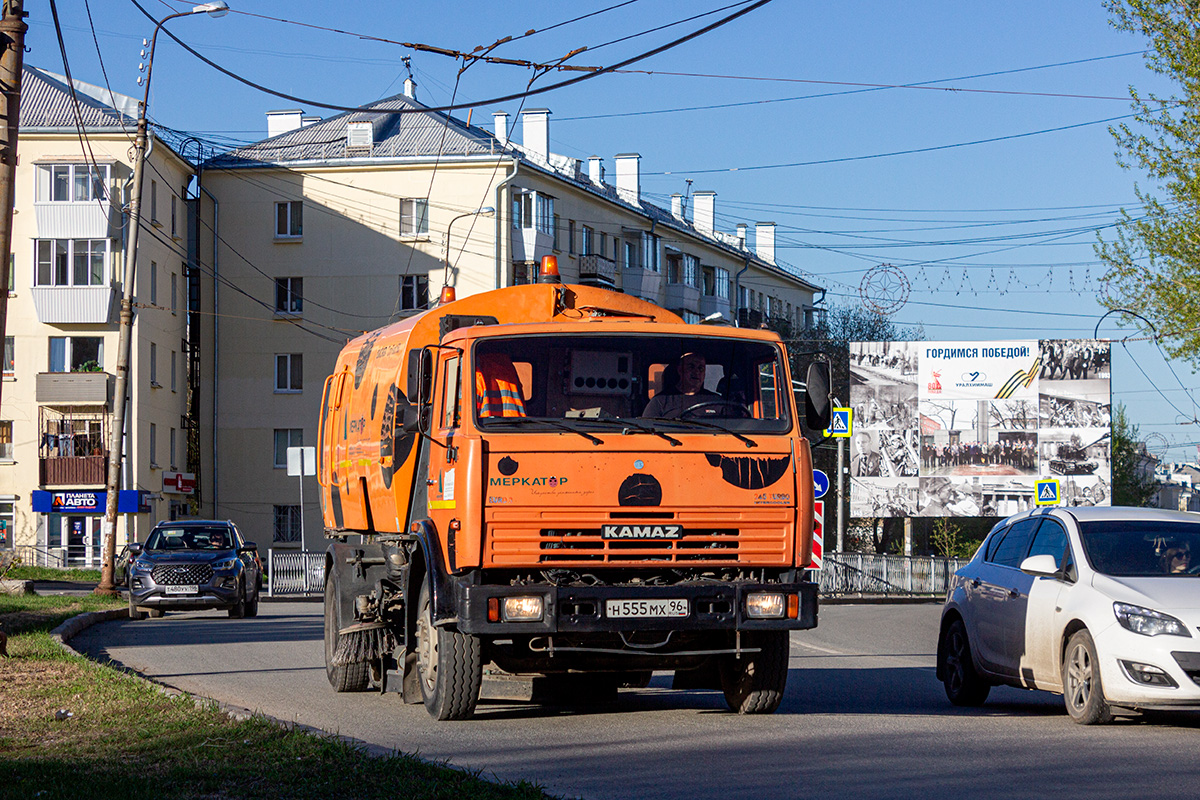 Свердловская область, № Н 555 МХ 96 — КамАЗ-43253-A3(96)
