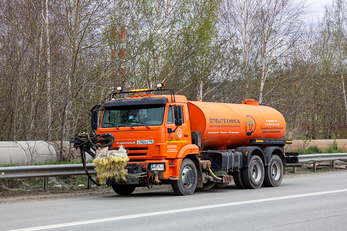 Свердловская область, № Х 782 ЕХ 196 — КамАЗ-65115-5H(56)