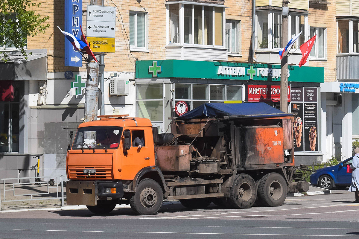 Тверская область, № Т 180 ОТ 69 — КамАЗ-65115-62