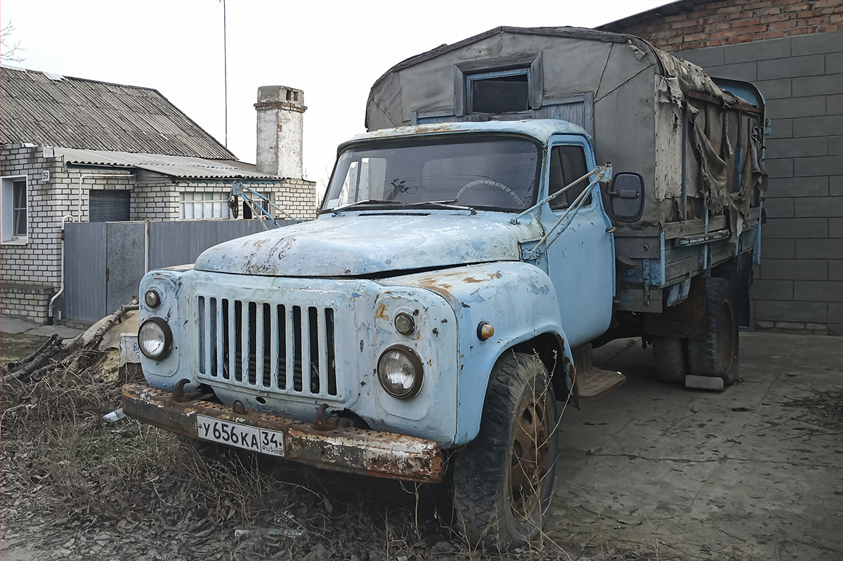 Волгоградская область, № У 656 КА 34 — ГАЗ-52-05