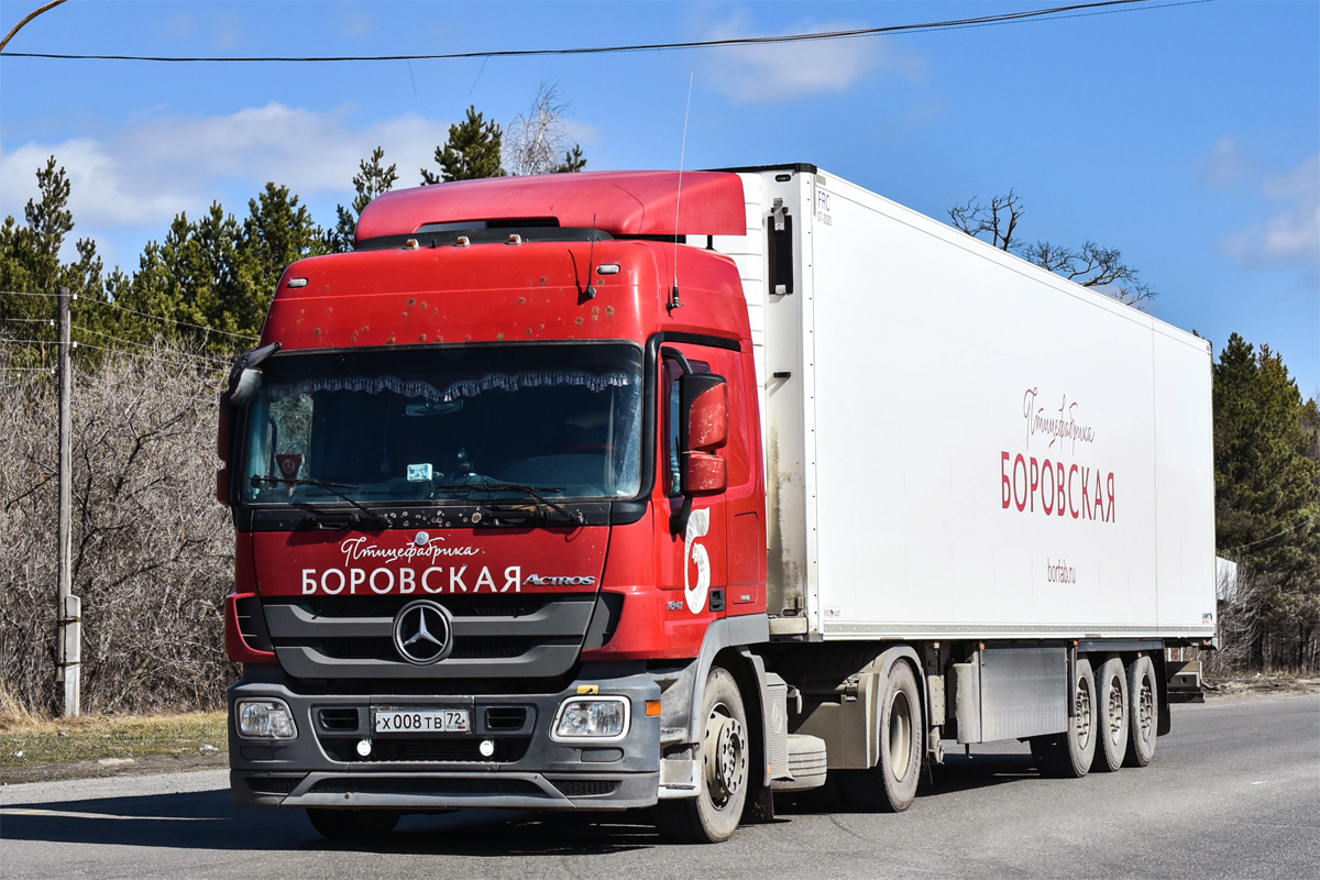 Тюменская область, № Х 008 ТВ 72 — Mercedes-Benz Actros ('2009) 1841