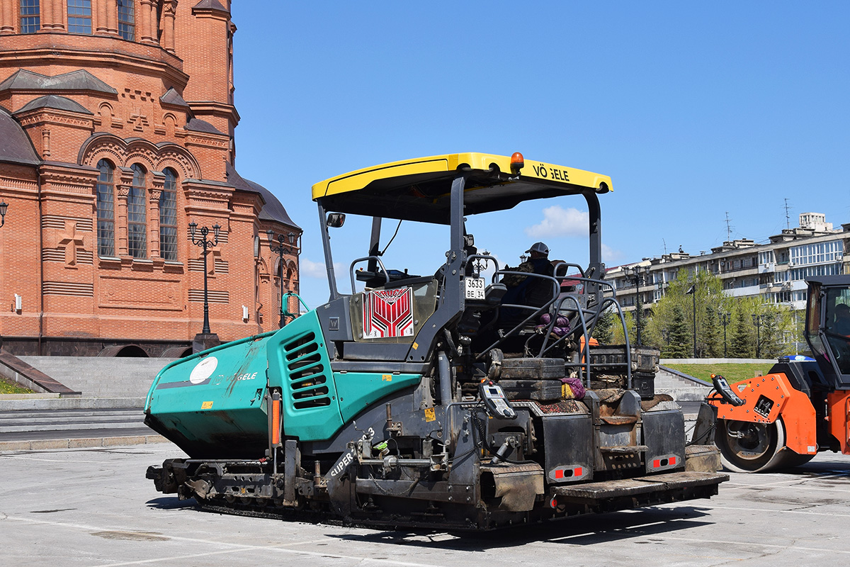 Волгоградская область, № 3633 ВЕ 34 — Vogele Super 1800-3