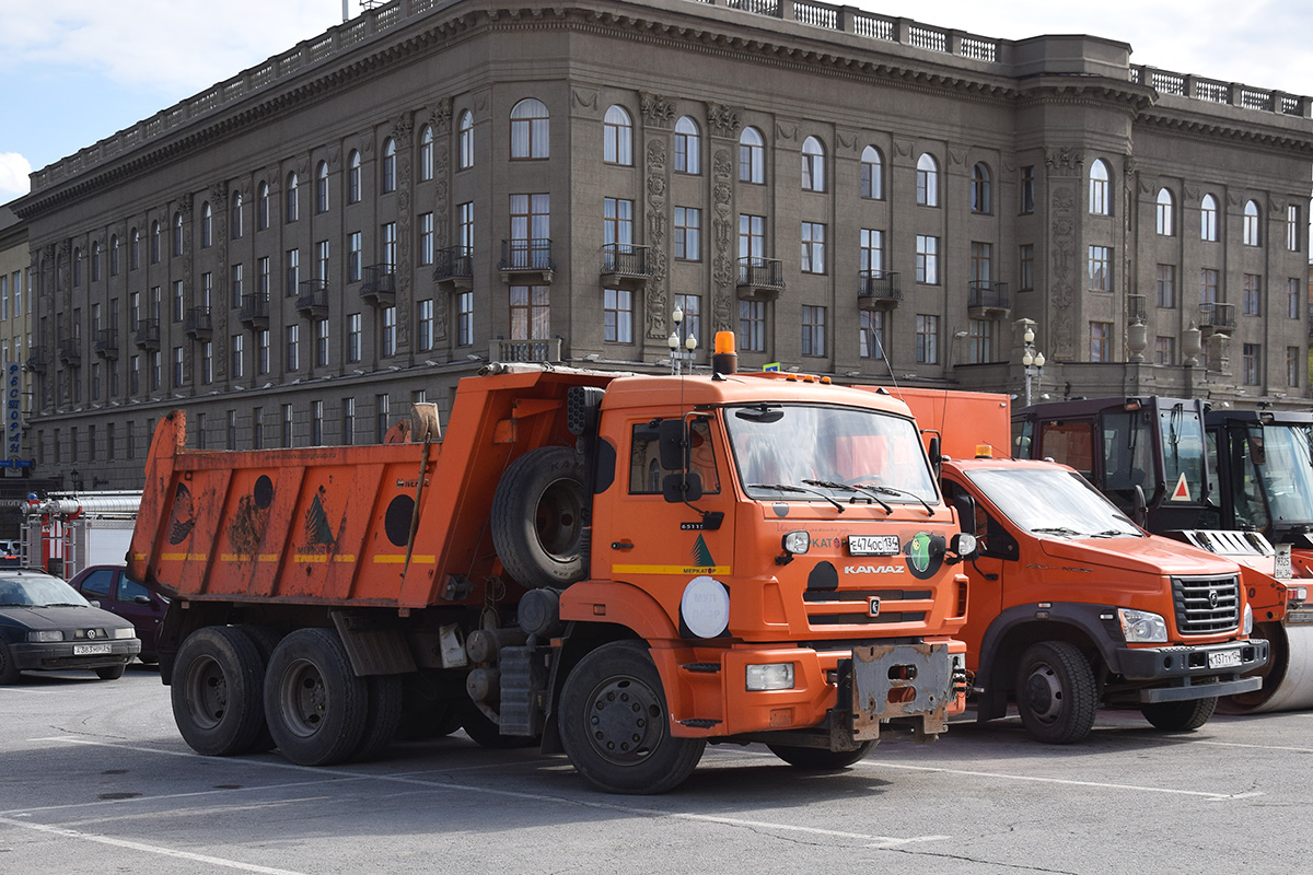 Волгоградская область, № Е 474 ОС 134 — КамАЗ-65115-L4(19)