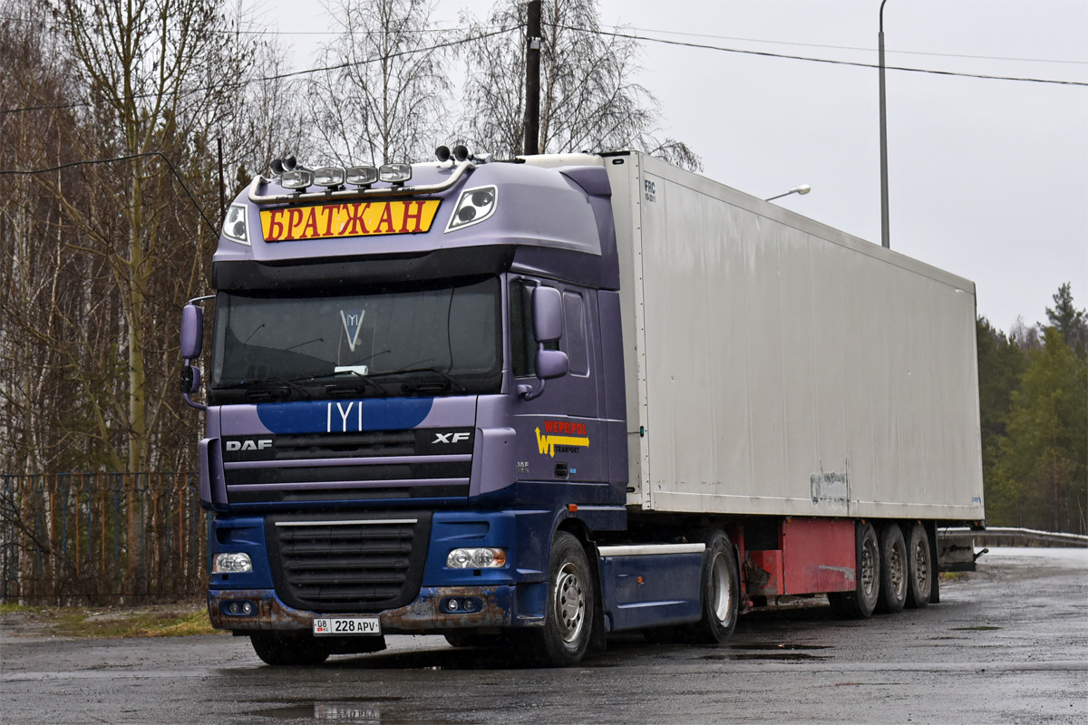 Киргизия, № 08 228 APV — DAF XF105 FT