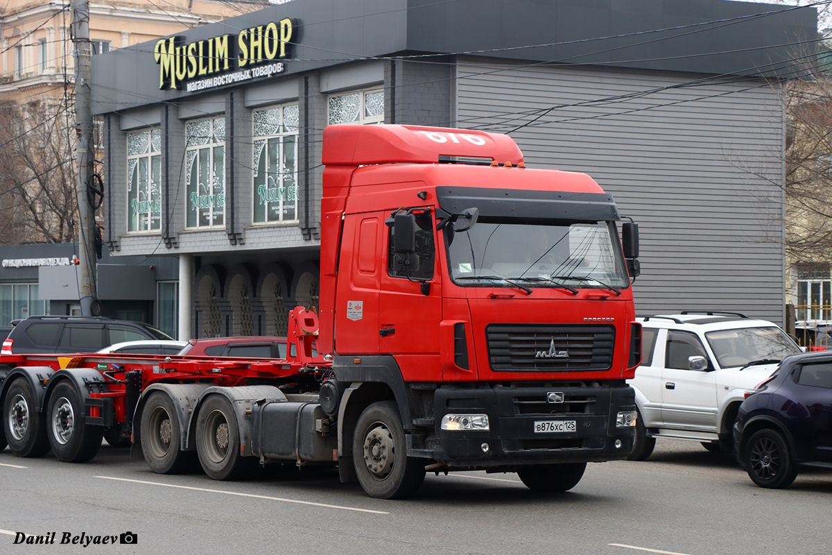 Приморский край, № В 876 ХС 125 — МАЗ-643028