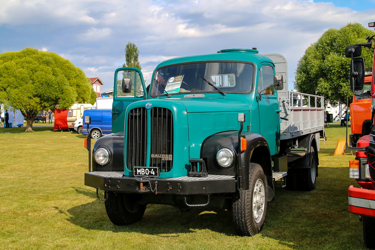 Финляндия, № MBO-4 — Saurer 2DM; Финляндия — Power Truck Show 2019