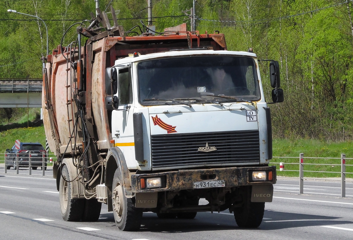Калужская область, № Н 931 ЕС 40 — МАЗ-5337A2