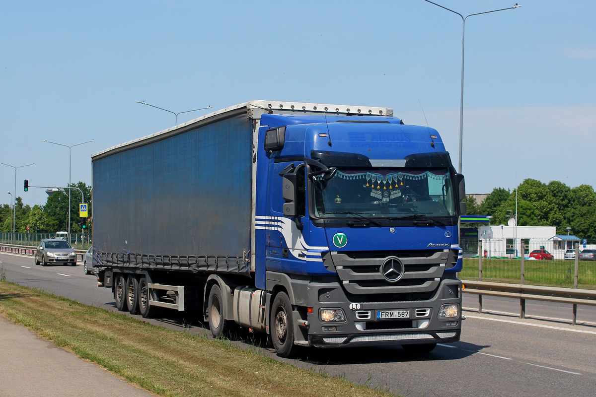 Литва, № FRM 597 — Mercedes-Benz Actros ('2009) 1844