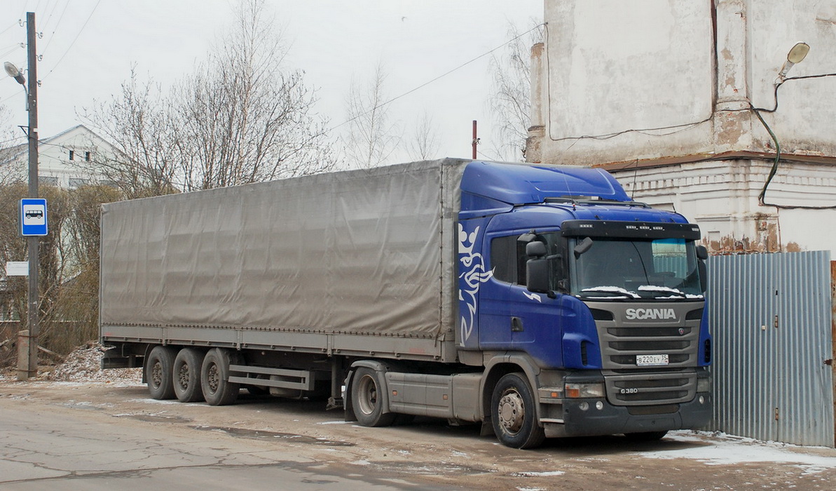Вологодская область, № В 220 ЕУ 35 — Scania ('2009) G380
