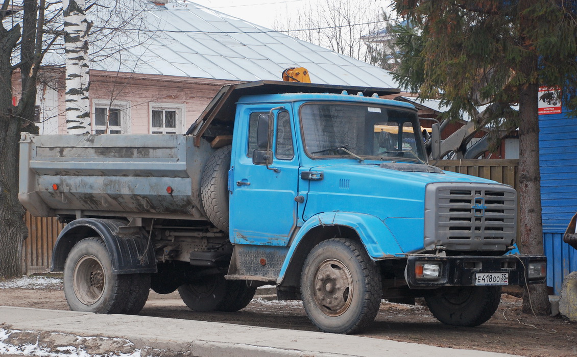 Вологодская область, № Е 418 ОО 35 — ЗИЛ-494560