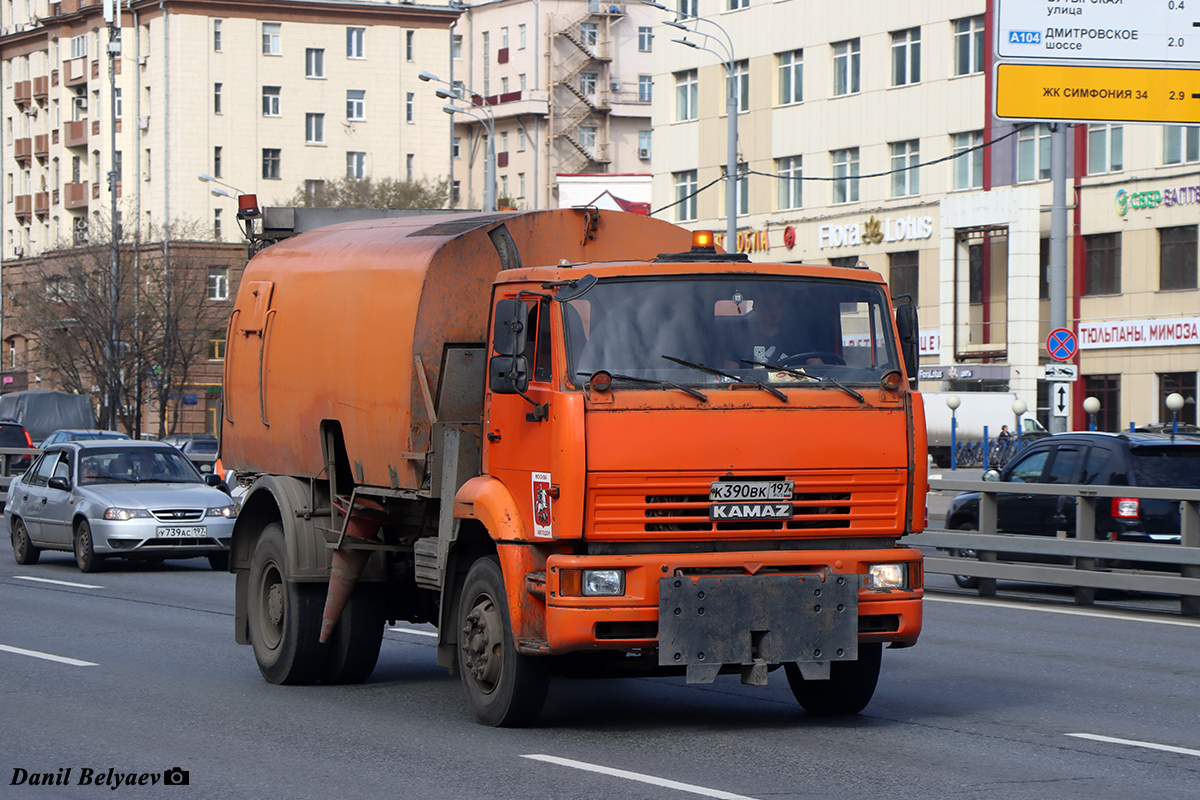 Москва, № К 390 ВК 197 — КамАЗ-53605-62