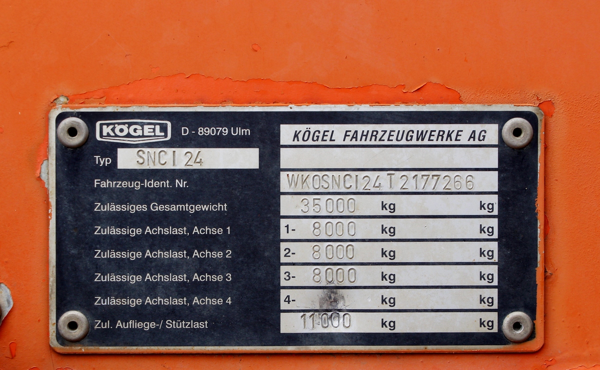 Томская область, № АС 8141 70 — Kögel SN24
