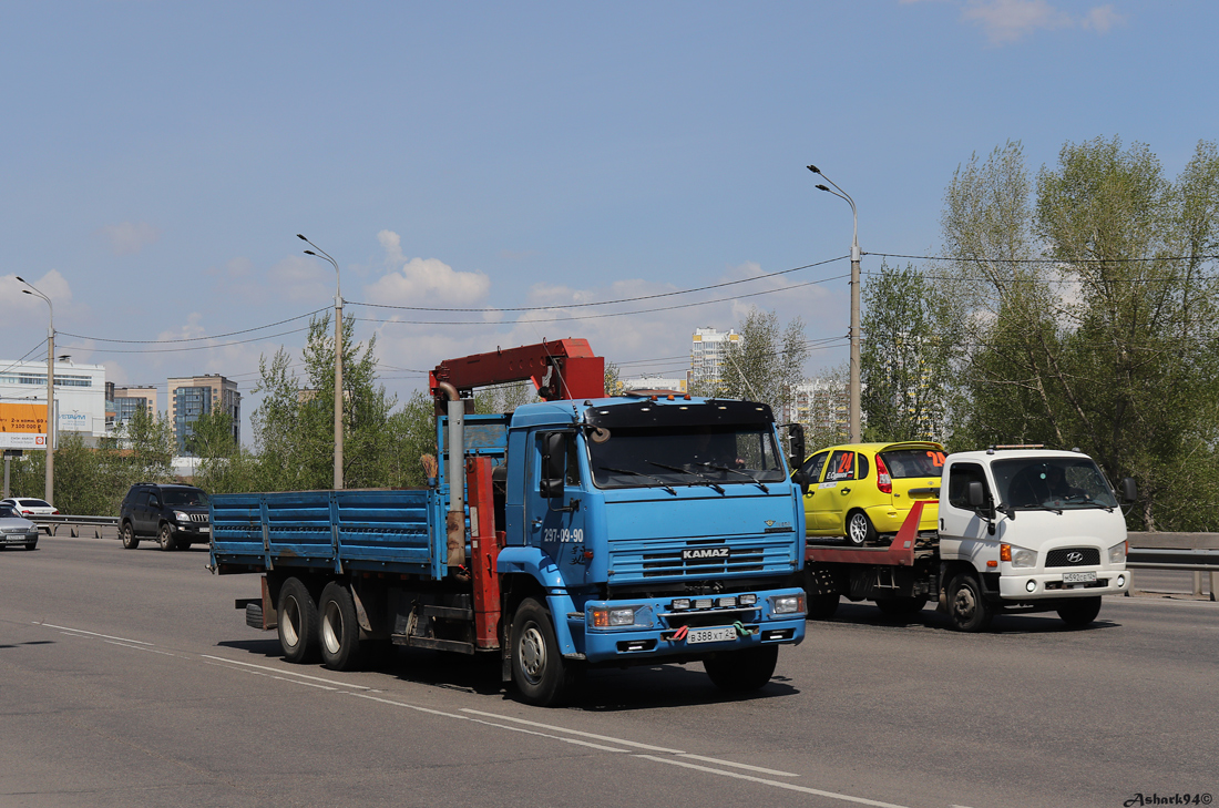 Красноярский край, № В 388 ХТ 24 — КамАЗ-65117-62