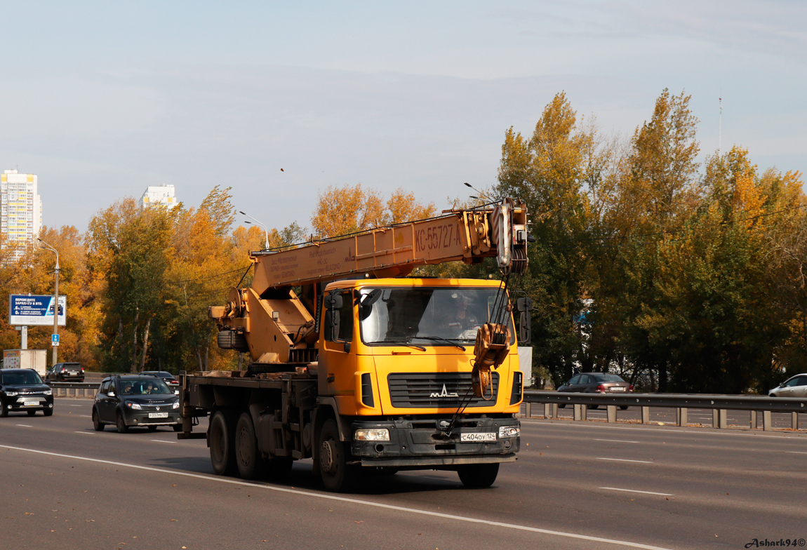 Красноярский край, № С 404 ОУ 124 — МАЗ-6312B3