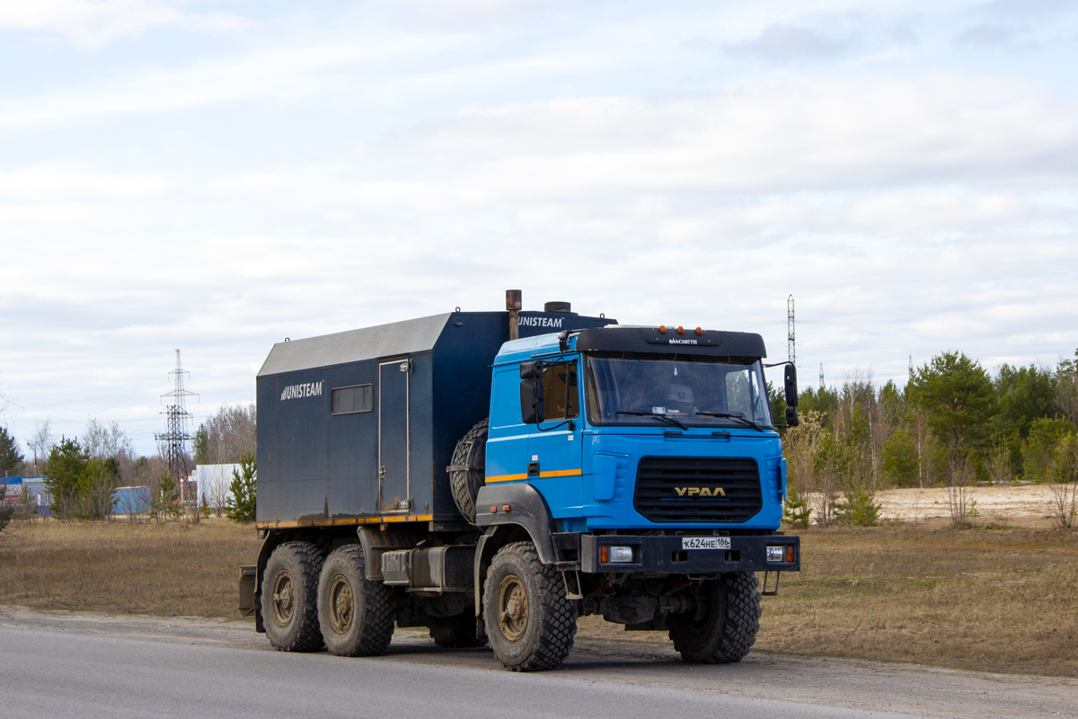 Ханты-Мансийский автоном.округ, № К 624 НЕ 186 — Урал-5557-80М
