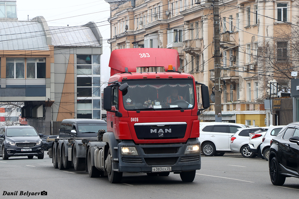 Приморский край, № В 383 ЕХ 25 — MAN TGS 19.400