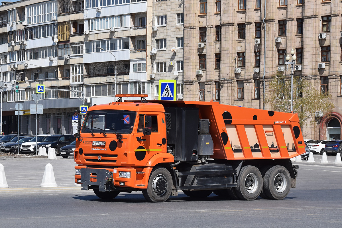 Волгоградская область, № Н 219 КС 134 — КамАЗ-65115-37