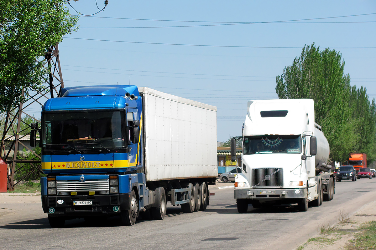 Полтавская область, № ВІ 6774 АО — Renault Magnum Integral ('1997); Полтавская область, № ВІ 1276 ВН — Volvo VNL660