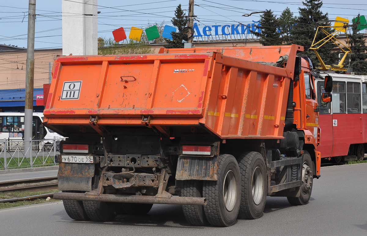 Омская область, № У 670 ОЕ 55 — КамАЗ-65115-50