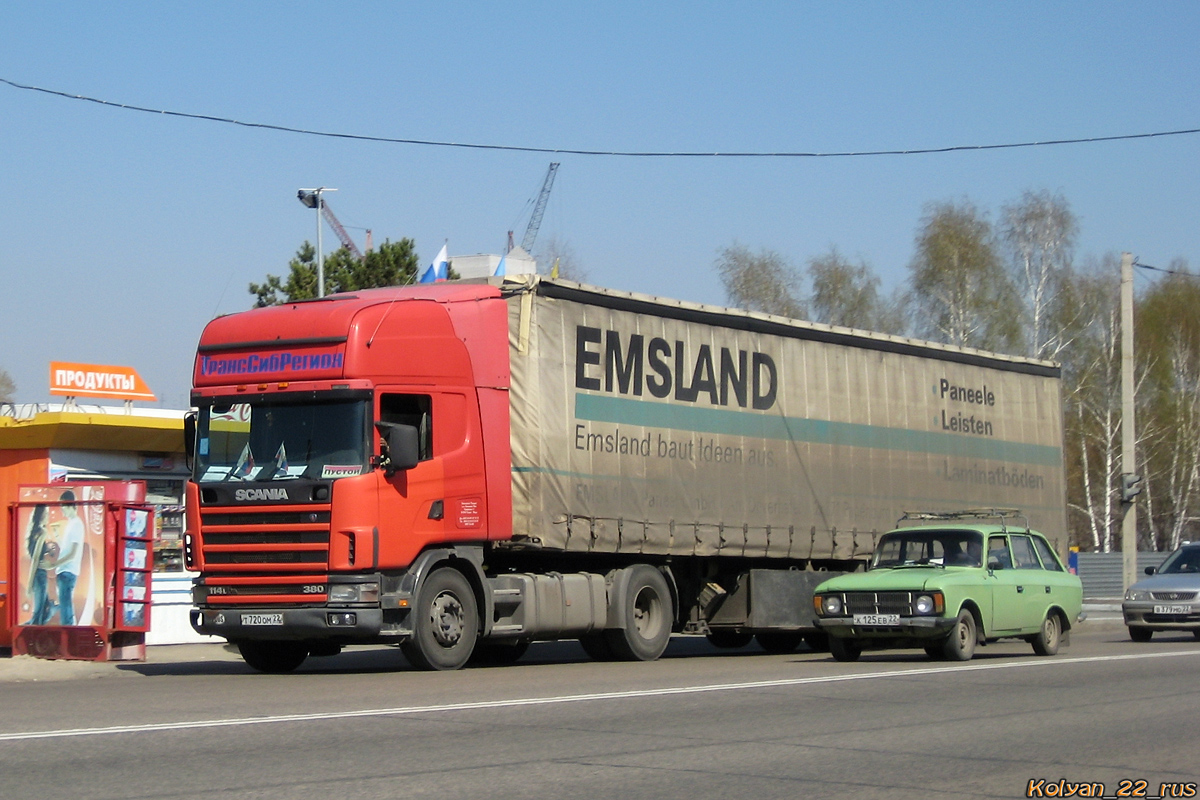 Алтайский край, № Т 720 ОМ 22 — Scania ('1996) R114L
