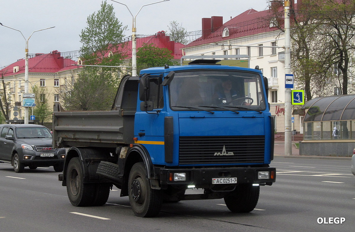 Минск, № АС 0251-7 — МАЗ-5551 (общая модель)